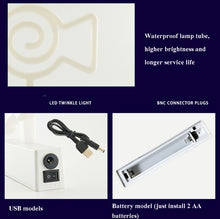 Load image into Gallery viewer, LED Neon Light Festive Atmosphere Decoration Lights Bar Shop Decoration Lights, Witch Hat, Broom Witch, Round Bottle, Long Bottle, Skull, Candy, Boo, Bat, Eye