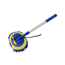 Load image into Gallery viewer, Chenille Water Brush Telescopic Rotary Roller Brush Cleaning Mop, Rotary Royal Blue