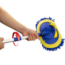 Load image into Gallery viewer, Chenille Water Brush Telescopic Rotary Roller Brush Cleaning Mop, Rotary Royal Blue