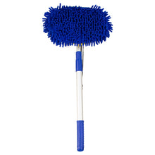 Load image into Gallery viewer, Chenille Water Brush Telescopic Rotary Roller Brush Cleaning Mop, Rotary Royal Blue