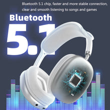 Load image into Gallery viewer, P9 Bluetooth 5.1 Subwoofer Wireless Headset Support AUX / TF Card, P9 (Black), P9 (White), P9 (Red), P9 (Green), P9 (Blue)