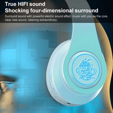 Load image into Gallery viewer, B39 Wireless Bluetooth Headset Subwoofer With Breathing Light Support TF Card
