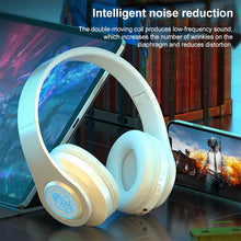 Load image into Gallery viewer, B39 Wireless Bluetooth Headset Subwoofer With Breathing Light Support TF Card