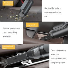 Load image into Gallery viewer, 13000 Pa Car Vacuum Cleaner Wireless Handheld Mini Multi-Function UV Sterilization Vacuum Cleaner, Gentleman Black, Star Gray, Sky Blue, Ink Green, Cherry Pink