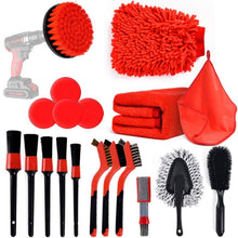 Load image into Gallery viewer, Car Wash Cleaning Brush Electric Drill Brush Head Cleaning Brush Tire Cleaning Brush, 19 in 1