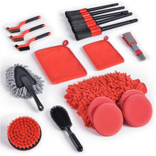 Load image into Gallery viewer, Car Wash Cleaning Brush Electric Drill Brush Head Cleaning Brush Tire Cleaning Brush, 19 in 1