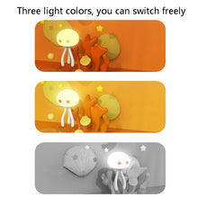 Load image into Gallery viewer, H10 Smart Silicone Sensor Night Light Jellyfish Shape Eye Protection Sleep Light, Spec:, 1200mAh
