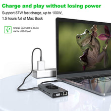 Load image into Gallery viewer, BX15W USB HUB Type-C Docking Station with Wireless Charge Function, BX15W