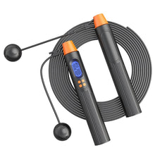 Load image into Gallery viewer, Fitness Smart Counting Slub Wire Skipping Rope Dual Purpose Corded / Cordless Jump Rope