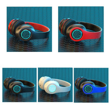 Load image into Gallery viewer, B39 Wireless Bluetooth Headset Subwoofer With Breathing Light Support TF Card, Black Red, Red Black, Pure Black, Pure White, Blue Black