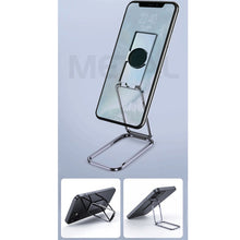 Load image into Gallery viewer, Square Folding Metal Holder Rotating Back Stick Desktop Phone Ring Holder, Square Folding (Black), Square Folding (Rose Gold), Square Folding (Space Silver)