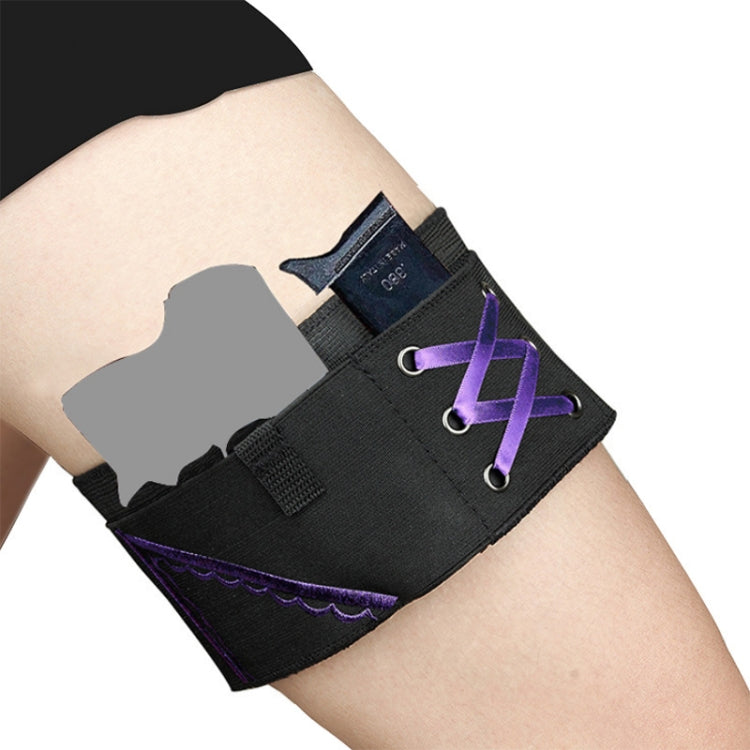 Women Embroidery Sexy Portable Invisible Defensive Legging Cover, Spec: