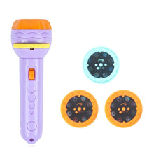Load image into Gallery viewer, 3 Sets Children Early Education Luminous Projection Flashlight, Pink + 24 Patterns, Green + 24 Patterns, Purple + 24 Patterns, Pink + 40 Patterns, Green + 40 Patterns, Purple + 40 Patterns, Pink + 80 Patterns, Green + 80 Patterns, Purple + 80 Patterns