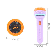 Load image into Gallery viewer, 3 Sets Children Early Education Luminous Projection Flashlight, Pink + 24 Patterns, Green + 24 Patterns, Purple + 24 Patterns, Pink + 40 Patterns, Green + 40 Patterns, Purple + 40 Patterns, Pink + 80 Patterns, Green + 80 Patterns, Purple + 80 Patterns