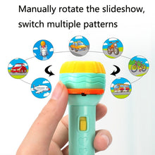 Load image into Gallery viewer, 3 Sets Children Early Education Luminous Projection Flashlight, Pink + 24 Patterns, Green + 24 Patterns, Purple + 24 Patterns, Pink + 40 Patterns, Green + 40 Patterns, Purple + 40 Patterns, Pink + 80 Patterns, Green + 80 Patterns, Purple + 80 Patterns