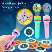 Load image into Gallery viewer, 3 Sets Children Early Education Luminous Projection Flashlight, Pink + 24 Patterns, Green + 24 Patterns, Purple + 24 Patterns, Pink + 40 Patterns, Green + 40 Patterns, Purple + 40 Patterns, Pink + 80 Patterns, Green + 80 Patterns, Purple + 80 Patterns