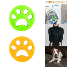 Load image into Gallery viewer, Washing Machine Pet Hair Remover, Round, Plum, Dog, Cat