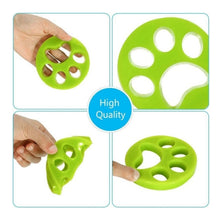 Load image into Gallery viewer, Washing Machine Pet Hair Remover, Round, Plum, Dog, Cat