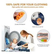 Load image into Gallery viewer, Washing Machine Pet Hair Remover, Round, Plum, Dog, Cat