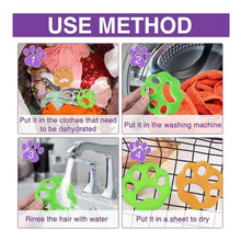 Load image into Gallery viewer, Washing Machine Pet Hair Remover, Round, Plum, Dog, Cat