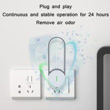 Load image into Gallery viewer, USB Plug-In Negative Ion Air Purifier Odor Deodorizer, White, Pink, Green, Black, Blue, Purple, Orange