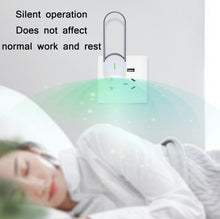 Load image into Gallery viewer, USB Plug-In Negative Ion Air Purifier Odor Deodorizer, White, Pink, Green, Black, Blue, Purple, Orange