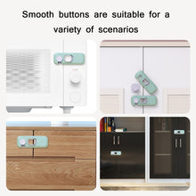 Load image into Gallery viewer, Children Anti-pinch Hand-opening Door Safety Lock, Light Gray, Green