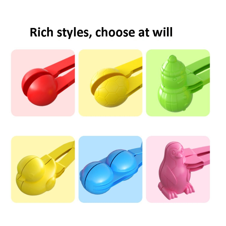 Children Winter Outdoor Playing With Snow Grippers Snowball Fight Tools