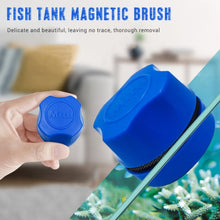 Load image into Gallery viewer, Aquarium Double-Sided Magnetic Cleaning Brush, Blue, White, Black