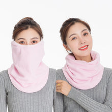 Load image into Gallery viewer, 3 In 1 Winter Warmth And Thickening Mask Neck And Ear Protector Riding Cold Protection Scarf for Women, Black, Grey, Bean Paste, Light Blue, Pink, Shallow Blood Teeth
