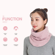 Load image into Gallery viewer, 3 In 1 Winter Warmth And Thickening Mask Neck And Ear Protector Riding Cold Protection Scarf for Women, Black, Grey, Bean Paste, Light Blue, Pink, Shallow Blood Teeth