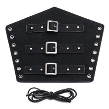 Load image into Gallery viewer, P01994 Men Leather Bracer Personality Punk Riding Arm Guard
