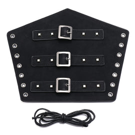 P01994 Men Leather Bracer Personality Punk Riding Arm Guard