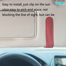 Load image into Gallery viewer, 529 Car Sun Visor Glasses Clip Sunglasses Holder, Black, Beige, Red, Gray