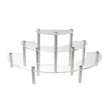Load image into Gallery viewer, 3-Layer Acrylic Cake Display Stand Cosmetic Display Stand, 2 PCS