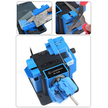 Load image into Gallery viewer, Electric Household Knife Sharpener Scissors Fruit Knife Drill Bit Sharpener, Blue EU Plug, Blue US Plug