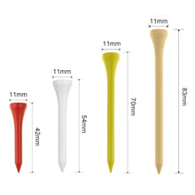 Load image into Gallery viewer, 40 PCS PGM QT003 Golf TEE Golf Wooden Ball Holder, Random Color Delivery