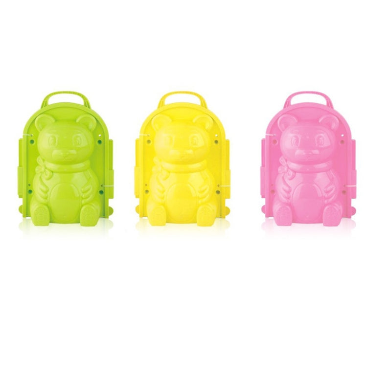 3 PCS Children Winter Outdoor Toy 3D Snow & Sand Mould Tool, Random Colors Delivery, Style: