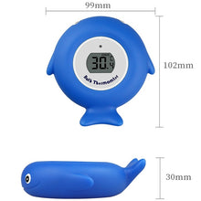 Load image into Gallery viewer, 2 PCS Little Fish Baby Bath Electronic Thermometer Bathtub Pool Water Thermometer, Blue, Pink