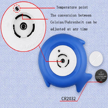Load image into Gallery viewer, 2 PCS Little Fish Baby Bath Electronic Thermometer Bathtub Pool Water Thermometer, Blue, Pink