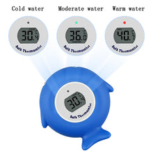 Load image into Gallery viewer, 2 PCS Little Fish Baby Bath Electronic Thermometer Bathtub Pool Water Thermometer, Blue, Pink