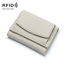 Load image into Gallery viewer, CL-2753 Leather RFID Short Coin Purse Wallet