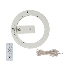 Load image into Gallery viewer, LED Mirror Hollow Wall Clock 7-color Switch Electronic Digital Display Wall Clock, Hollow Wall Clock