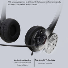 Load image into Gallery viewer, SOYTO SY490 Teaching Office Network Class Student Education Computer Headset, Style:, Double Ear Black 3.5mm, Double Ear Black USB, Double Ear Black Separation USB