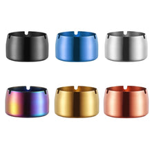 Load image into Gallery viewer, Thickened Stainless Steel Ashtray Windproof And Drop-Proof Ashtray, Small, Medium, Large, Extra Large