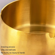 Load image into Gallery viewer, Thickened Stainless Steel Ashtray Windproof And Drop-Proof Ashtray, Small, Medium, Large, Extra Large