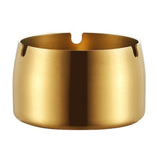 Load image into Gallery viewer, Thickened Stainless Steel Ashtray Windproof And Drop-Proof Ashtray, Small, Medium, Large, Extra Large