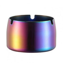 Load image into Gallery viewer, Thickened Stainless Steel Ashtray Windproof And Drop-Proof Ashtray, Small, Medium, Large, Extra Large