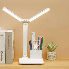 Load image into Gallery viewer, Double Head Lighting LED Charging Desk Lamp,Style: