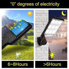 Load image into Gallery viewer, 616 Solar Street Light LED Human Body Induction Garden Light, Spec:, 28 SMD No Remote Control, 60 SMD No Remote Control, 117 COB No Remote Control, 108 COB No Remote Control, 72 SMD No Remote Control, 28 SMD With Remote Control, 60 SMD With Remote Cont...